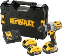 Дрель-шуруповерт Dewalt DCD996P3, 18 В, 2250 об/мин, 38250 уд/мин, с 3 АКБ 5 Ач и ЗУ, в кейсе TSTAK DCD996P3-QW