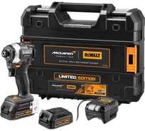 Шуруповерт Dewalt McLaren Limited Edition DCF85ME2GT, 18 В, 205 Нм, с 2 АКБ 1.7 Ач и ЗУ, в кейсе TSTAK DCF85ME2GT-QW