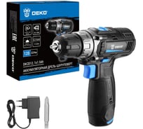 Аккумуляторная дрель-шуруповерт DEKO DKCD12, 12В, 1x1.5Ач 083-1121