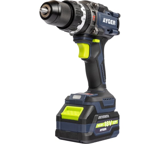 Аккумуляторный бесщеточный ударный шуруповерт AYGER AP20BL4-160 1