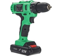 Аккумуляторная дрель-шуруповерт Zitrek Green 20-Li Plus, 20В, 2x2.0 Ач 083-1115