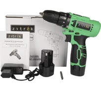 Дрель-шуруповерт аккумуляторная Zitrek Green 12-Li Plus, 12В, 2x2.0Ач 083-1114
