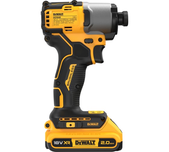Бесщеточный ультракомпактный импульсный шуруповерт Dewalt 18 В XR DCF840D2T-QW