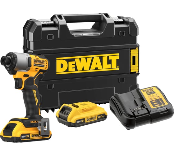 Бесщеточный ультракомпактный импульсный шуруповерт Dewalt 18 В XR DCF840D2T-QW
