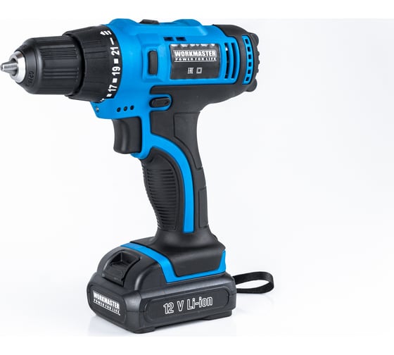 Аккумуляторная дрель-шуруповерт WorkMaster АШ-12Л