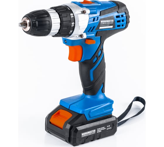 Аккумуляторная дрель-шуруповерт WorkMaster АШ-12М