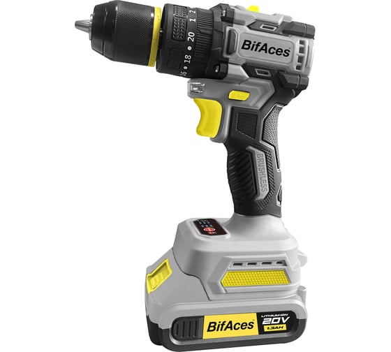 Аккумуляторная ударная дрель-шуруповерт BifAces DLID-20-A 1