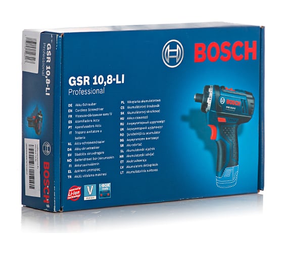 Аккумуляторный шуруповерт Bosch GSR 10,8-LI 0.601.992.901
