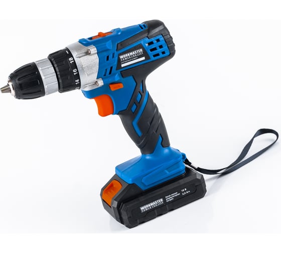 Аккумуляторная дрель-шуруповерт WorkMaster АШ-18М