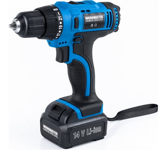 Аккумуляторная дрель-шуруповерт WorkMaster АШ-14Л 1