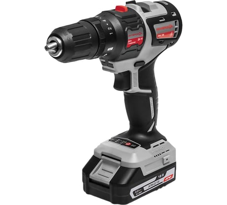 Бесщеточная аккум. дрель-шуруп. Интерскол ДА-10/18В 44 (МБ100, 2 АКБ 2 А/ч, ЗУ) 755.2.1.47