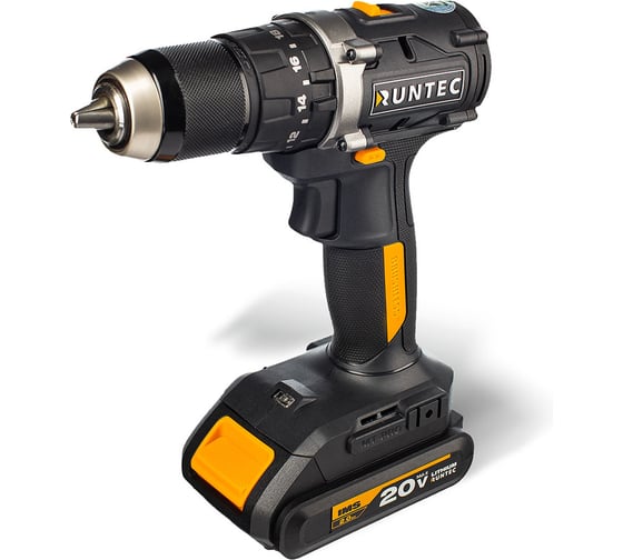 Дрель-шуруповерт ударная аккумуляторная RUNTEC PRO 13 мм, 20В, 2*2Ач, 55Нм RT-ID222 1