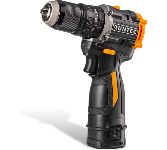 Дрель-шуруповерт ударная аккумуляторная RUNTEC PRO 13 мм, 16В, 2*2Ач, 50Нм RT-ID124 1