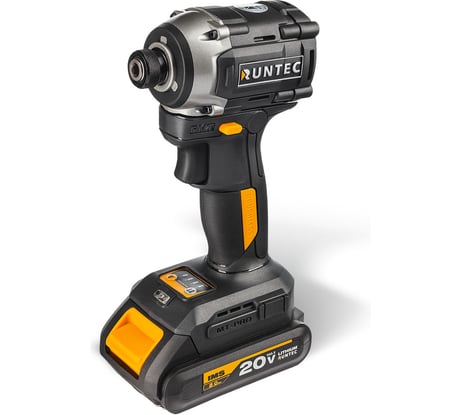 Винтоверт ударный аккумуляторный RUNTEC PRO 1/4, 20В, 2*2Ач, 230Нм RT-ED233