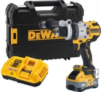 Ударная дрель-шуруповерт DEWALT DCD1007WW1T, 18В, 2250об/мин, 38250уд/мин, с аккумулятором 8Ач и зарядным устройством, в кейсе TSTAK DCD1007WW1T-QW