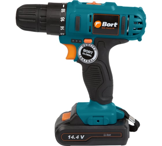 Аккумуляторная дрель-шуруповерт BORT BAB-14Ux2Li-FK 91274007
