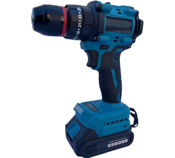 Бесщеточная ударная дрель-шуруповерт Gruwatt DBL14 1