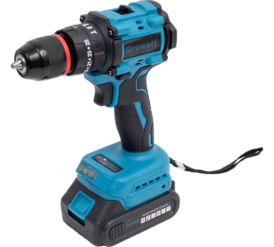 Бесщеточная ударная дрель-шуруповерт Gruwatt DBL14