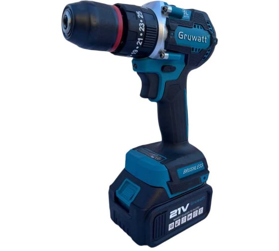 Бесщеточная ударная дрель-шуруповерт Gruwatt DYS19 1