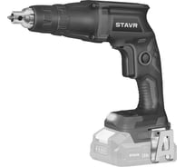 STAVR Шуруповерт по гипсокартону 18V UNI-M, Push Drive, 0-4850 об/мин, подсветка, фиксатор выключателя (без АКБ и ЗУ), SDS 18BL, Ставр 9022300076