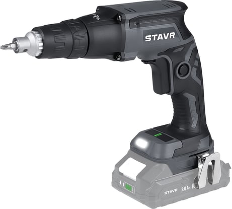 Шуруповерт по гипсокартону Ставр 18V UNI-M 28 Нм, 1/4" STAVR SDS 18BL (без АКБ и ЗУ), 9022300076