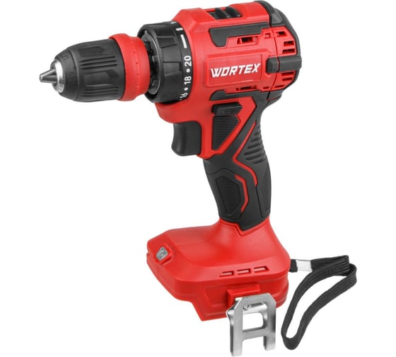 Аккумуляторная дрель-шуруповерт WORTEX BD 2025 LiSET в коробке ALL1 XLT SOLO бесщеточный, 18 В, 55 Н*м, БЗП 10 мм 1325842 1