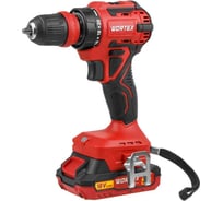 Аккумуляторная дрель-шуруповерт WORTEX BD 2025 LiSET в чемодане ALL1 XLT бесщеточная, 18 В, 55 Н*м, 2х2 А*ч + 2 насад 1325844