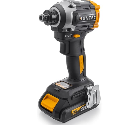 Винтоверт-гайковерт ударный RUNTEC аккумуляторный PRO HEX 1/4, квадрат 1/2, 20В, 2х2Ач, 230Нм RT-ED232 1