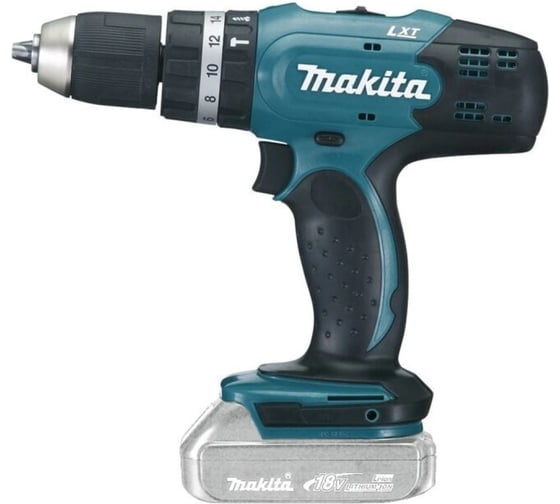 Аккумуляторная ударная дрель-шуруповерт Makita 18 В, 42 Нм, без АКБ и ЗУ, в кейсе MakPac-2, DHP453ZJ 1