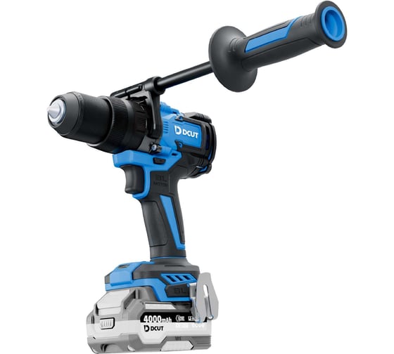 Шуруповерт ударный аккумуляторный DCUT DCF01521, 150Нм, 2 скорости, 0-500/2100об/мин, 35000уд/м, D21, мет.патрон, к DCF01521-SP2 1