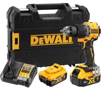 Ударная дрель-шуруповерт DEWALT DCD799P2T, 18В, 1650об/мин, 28050 уд/мин, с 2 АКБ 5 Ач и ЗУ, в кейсе TSTAK DCD799P2T-QW