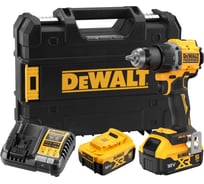 Аккумуляторная дрель-шуруповерт DEWALT DCD794P2T, 18В, 1650 об/мин, с 2 АКБ 5 Ач и ЗУ, в кейсе TSTAK DCD794P2T-QW