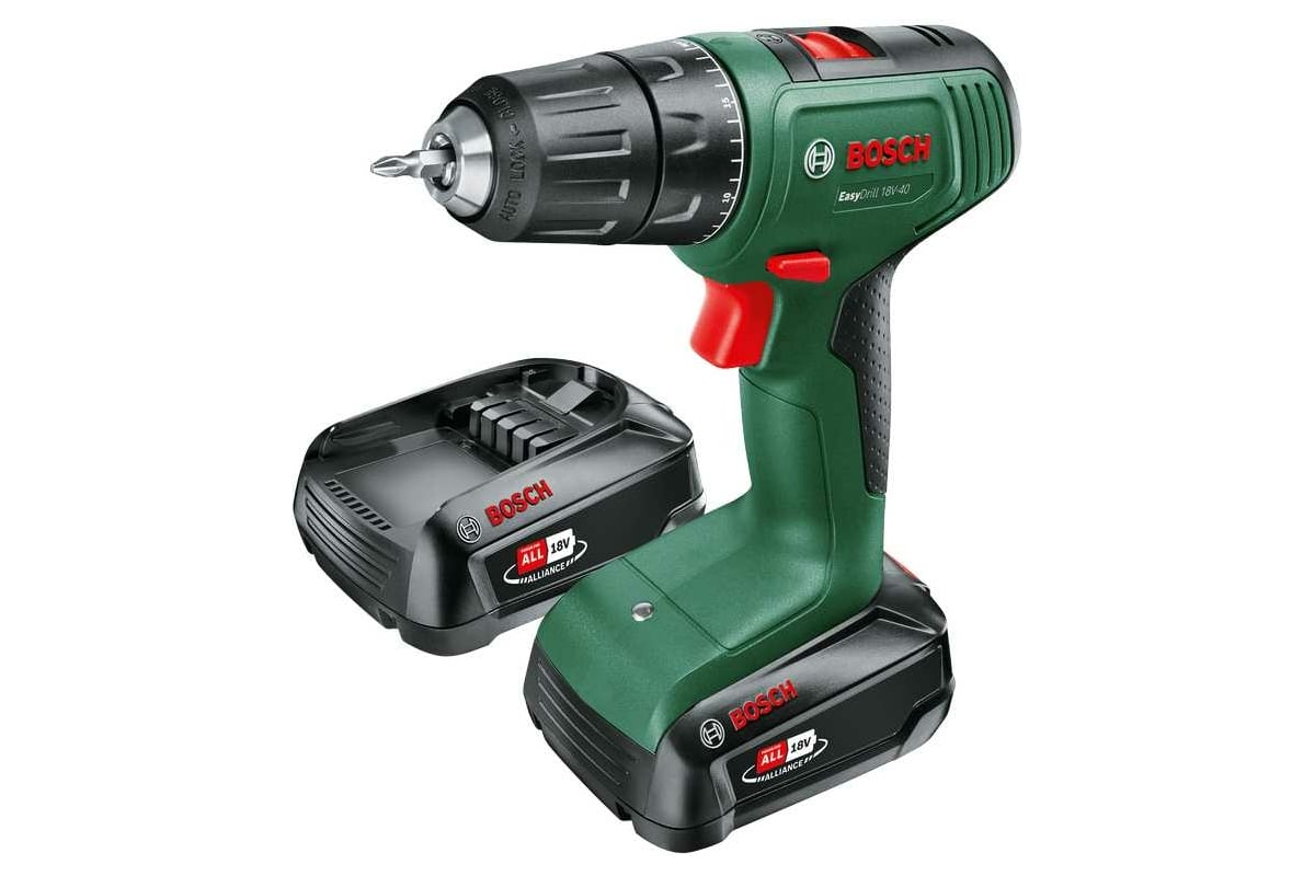 Аккумуляторная дрель-шуруповерт Bosch Easydrill 18V-40 06039D8005