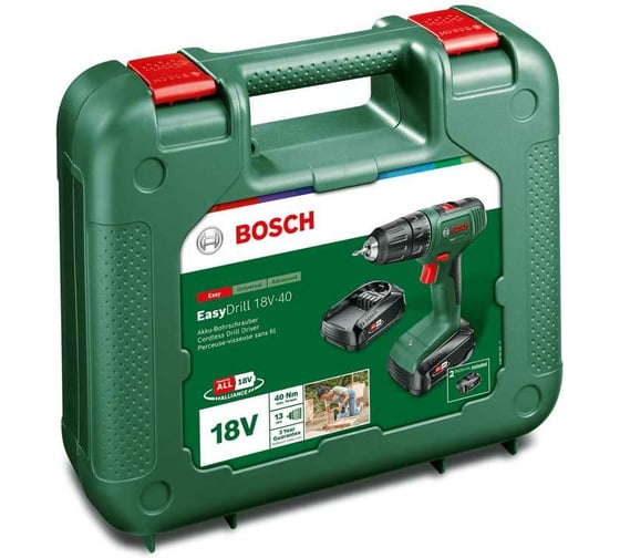Аккумуляторная дрель-шуруповерт Bosch Easydrill 18V-40 06039D8005