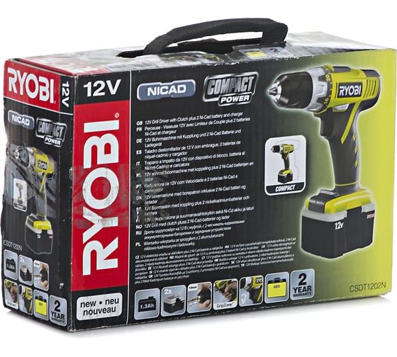 Аккумуляторная дрель Ryobi CSDT1202N 3000223