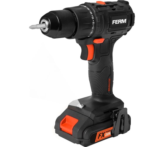 Аккумуляторная дрель-шуруповёрт FERM CDM1168