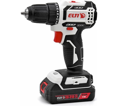 Аккумуляторный шуруповерт ELTI CD-018-2L