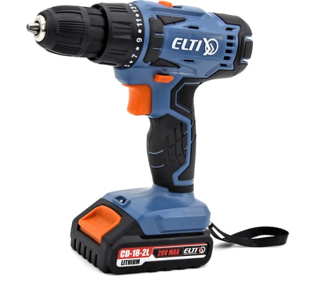 Аккумуляторный шуруповерт ELTI CD-18-2L