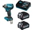 Шуруповерт ударный аккумуляторный Makita XGT BL 40В, XPT, 1/4, 210 Нм, 4+1 Т режим, 2xBL4020 , DC40RC, крепеж на пояс, кейс Makpac 2 TD003GA201 1