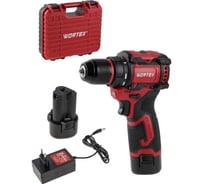 Аккумуляторная дрель-шуруповерт WORTEX BD 1213-1 Dli в чем. 12В, 40Н*м, 2х2А*ч, БЗП 10 мм ЦЗ-0282071790