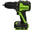 Дрель-шуруповерт аккумулятоный Greenworks DD345, 24V, б/щет, 27/45 Нм,13мм,1х2Ач,ЗУ,кор () 3708307VUA 7