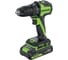 Дрель-шуруповерт аккумулятоный Greenworks DD345, 24V, б/щет, 27/45 Нм,13мм,1х2Ач,ЗУ,кор () 3708307VUA 12