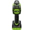 Дрель-шуруповерт аккумулятоный Greenworks DD345, 24V, б/щет, 27/45 Нм,13мм,2х2Ач,ЗУ,кор () 3708307VUC 4