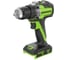 Дрель-шуруповерт аккумулятоный Greenworks DD560, 24V, б/щет, 30/60 Нм,13мм, Anti-kickback,1х2Ач,ЗУ,кор () 3708407VUA 2