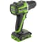 Дрель-шуруповерт аккумулятоный Greenworks DD560, 24V, б/щет, 30/60 Нм,13мм, Anti-kickback,1х2Ач,ЗУ,кор () 3708407VUA 8