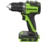 Дрель-шуруповерт аккумулятоный Greenworks DD560, 24V, б/щет, 30/60 Нм,13мм, Anti-kickback,1х2Ач,ЗУ,кор () 3708407VUA 12