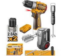 Комбо набор аккумуляторный INGCO 16В 3 шт (4) (ПП 353) CKLI1638