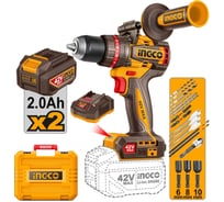 Бесщеточный ударный шуруповерт INGCO 42В 99Нм (5) INDUSTRIAL CIDLI429982