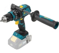 Дрель-шуруповерт аккумуляторный FIT бесщеточный 20,0 В, 0-500/2000 об/мин, 100 Нм, рез. накл., коробка 79907