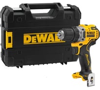 Аккумуляторная дрель-шуруповерт DEWALT DCD701NT, 12 В, 1500 об/мин, без АКБ и ЗУ, в кейсе TSTAK DCD701NT-XJ